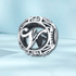 jewelaus CHARMS Silver Letter V Charm