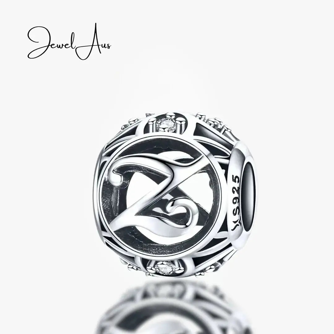 jewelaus CHARMS Silver Letter Z Charm