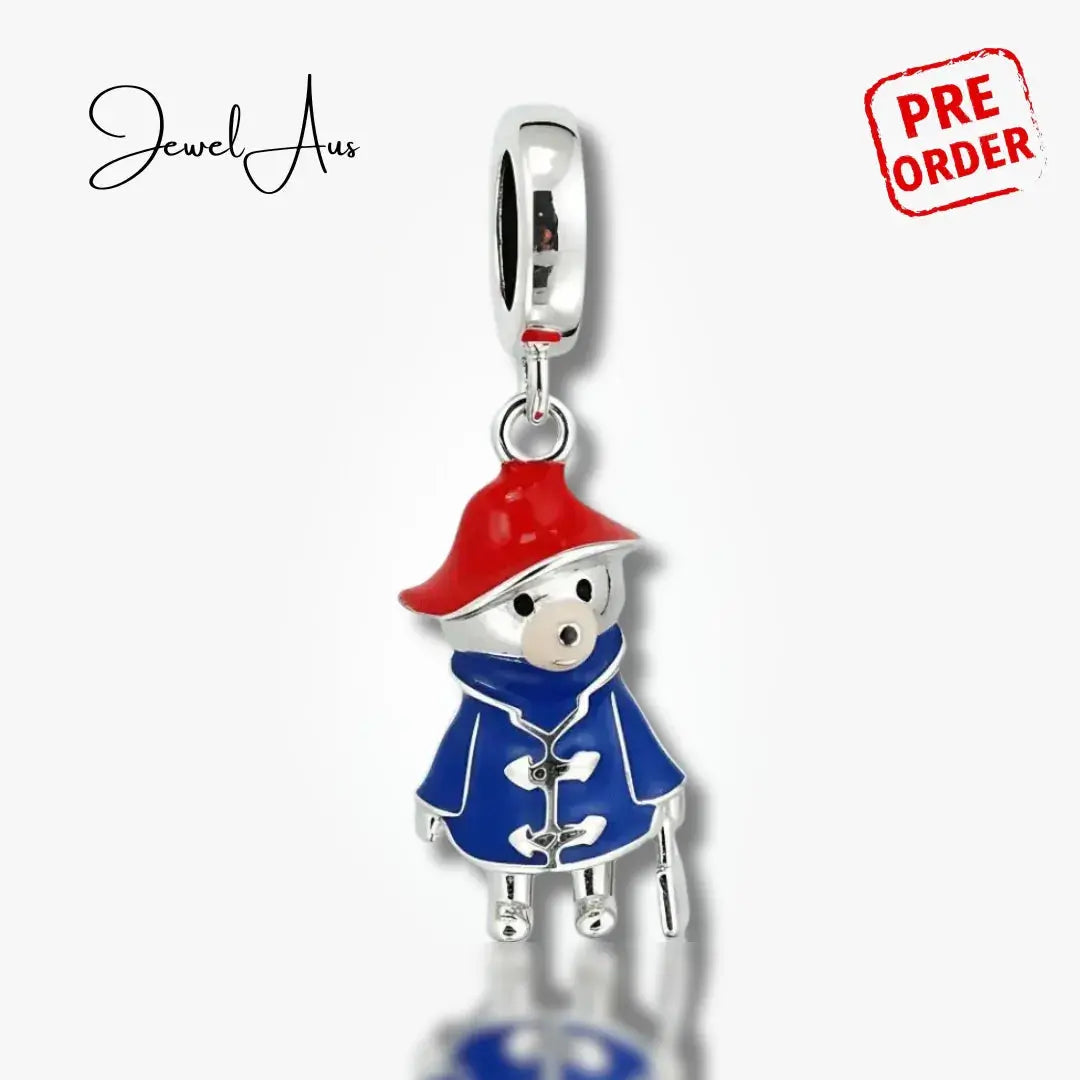jewelaus CHARMS Silver Paddington bear Charm