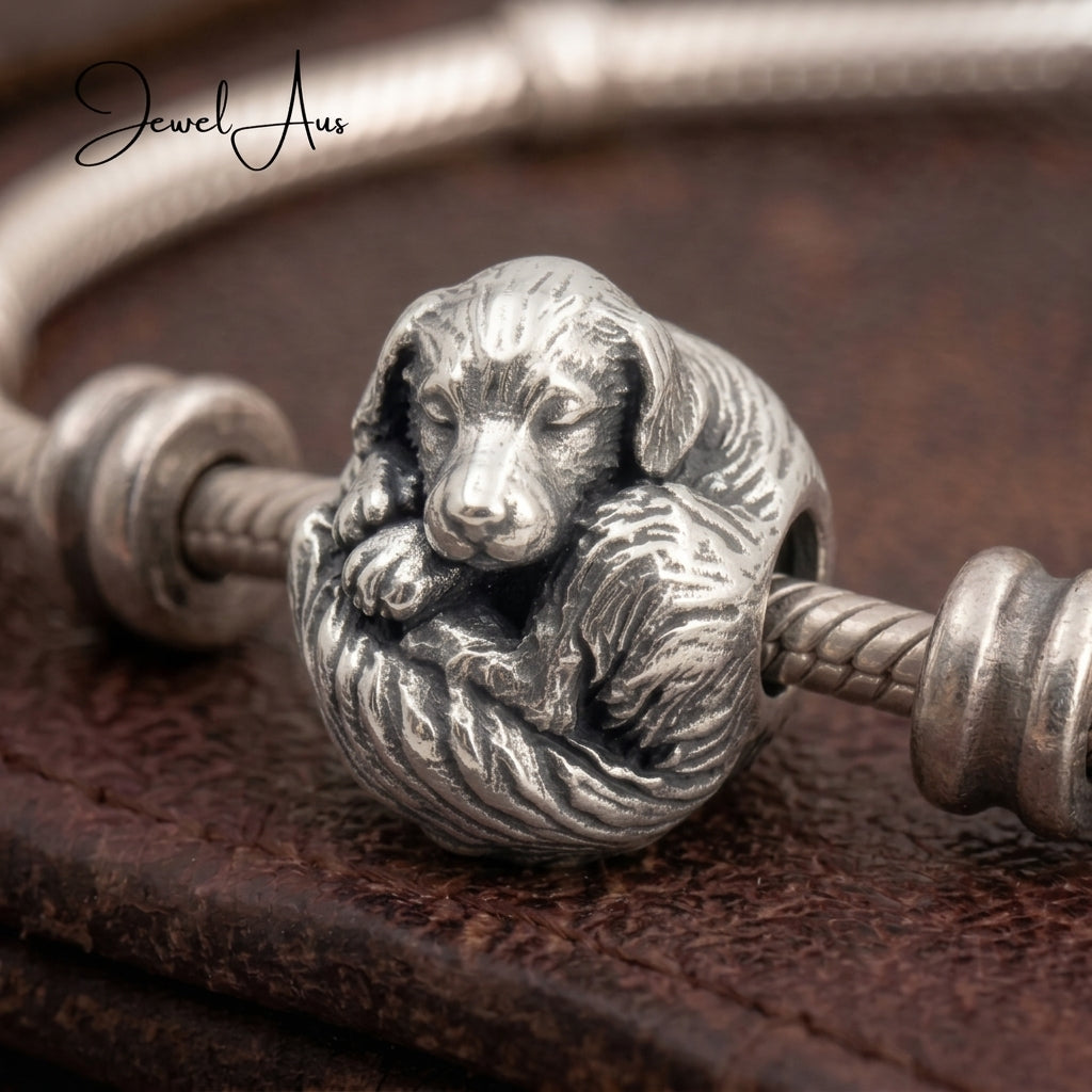 jewelaus CHARMS Sleeping Puppy Charm
