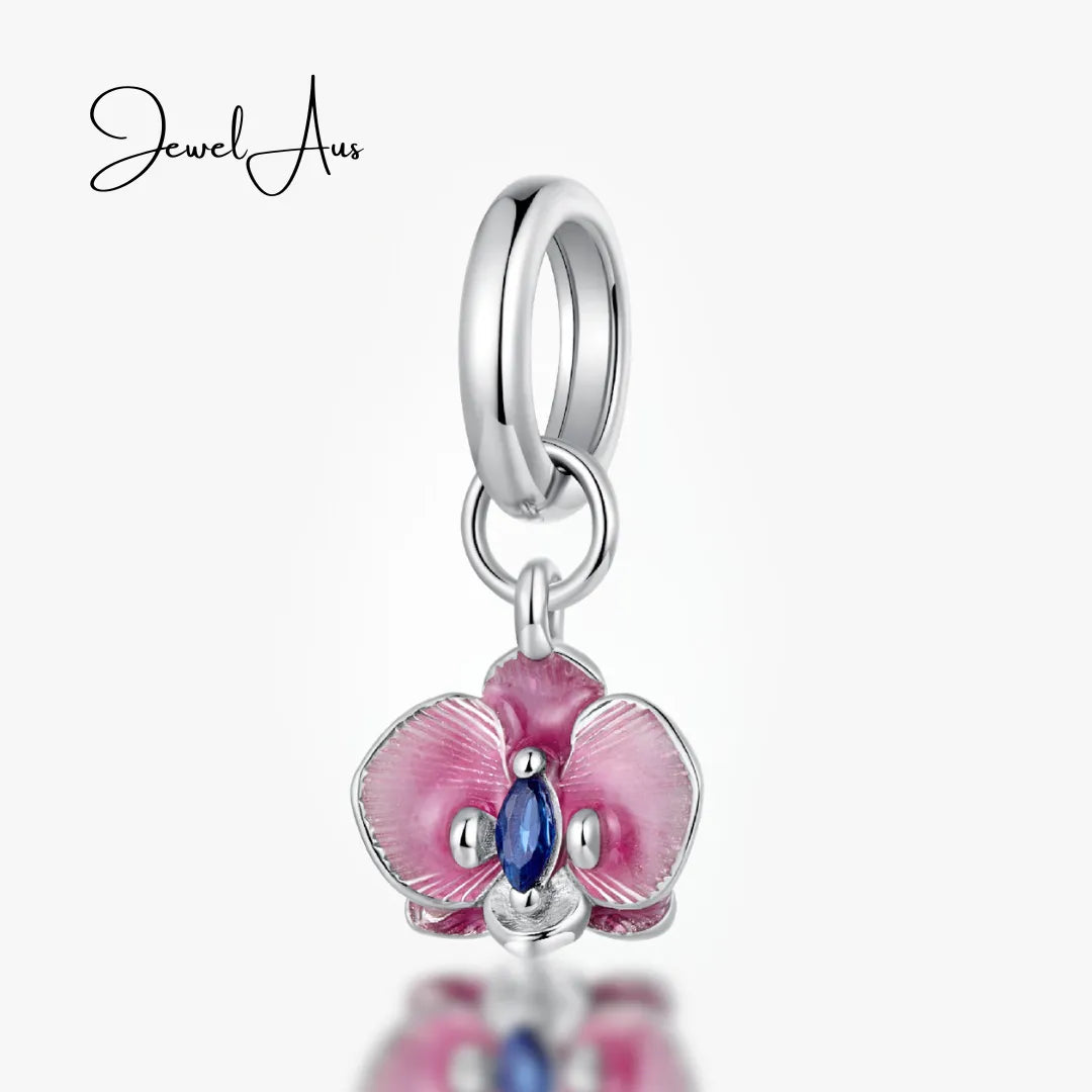 jewelaus CHARMS Small Orchid Pendant charm
