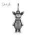 jewelaus CHARMS Small Sterling Silver Piglet Charm