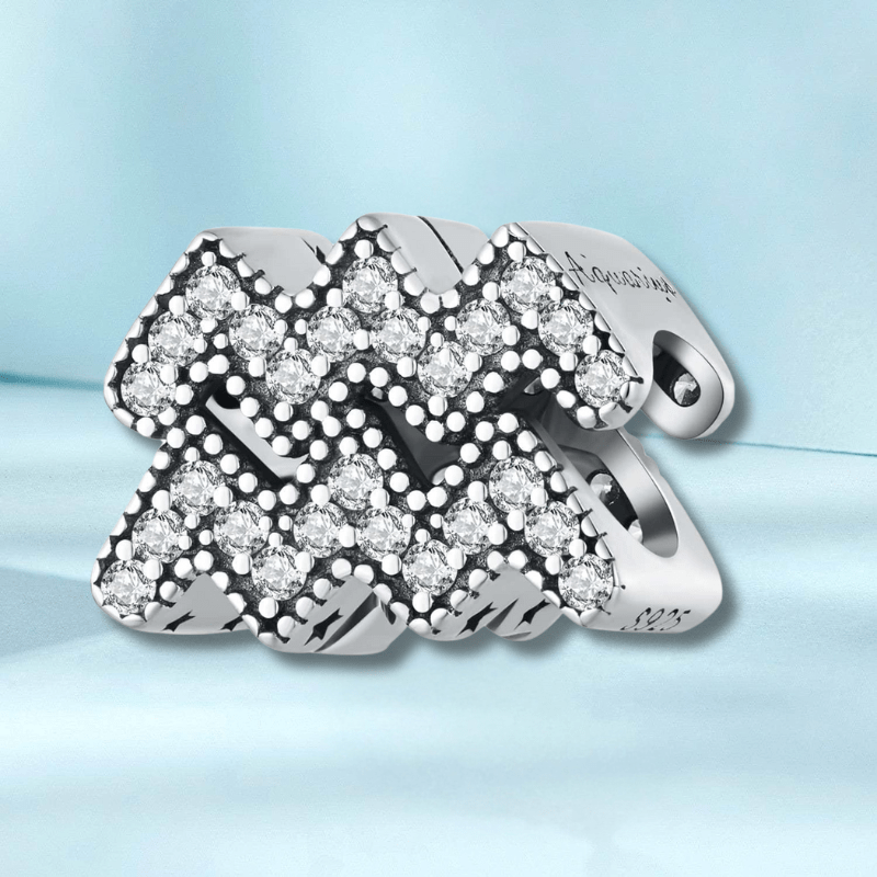 jewelaus CHARMS Star Sign Aquarius Charm