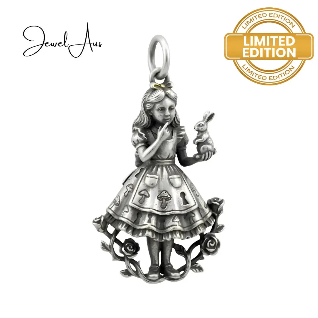 jewelaus CHARMS Sterling Silver Alice in wonderland Charm