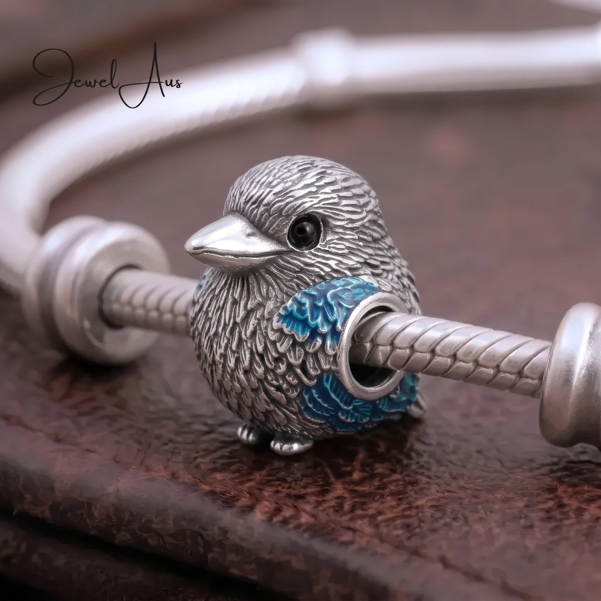 jewelaus CHARMS Sterling Silver Aussie Bird Charm