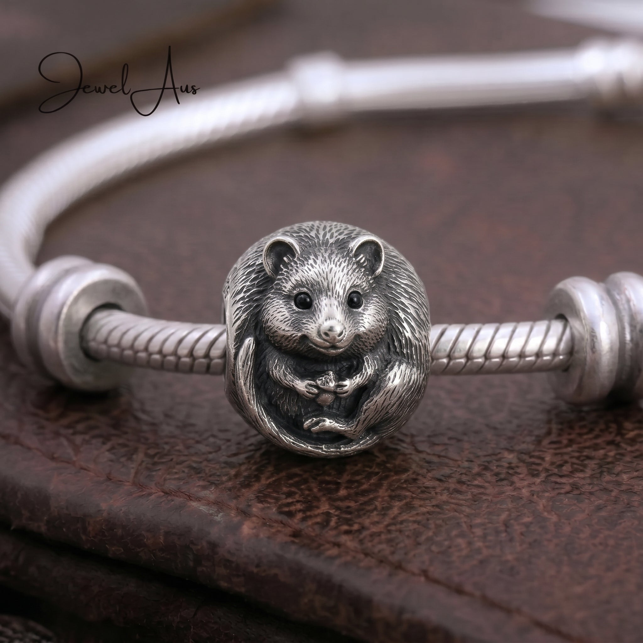 jewelaus CHARMS Sterling Silver Aussie quokka Charm