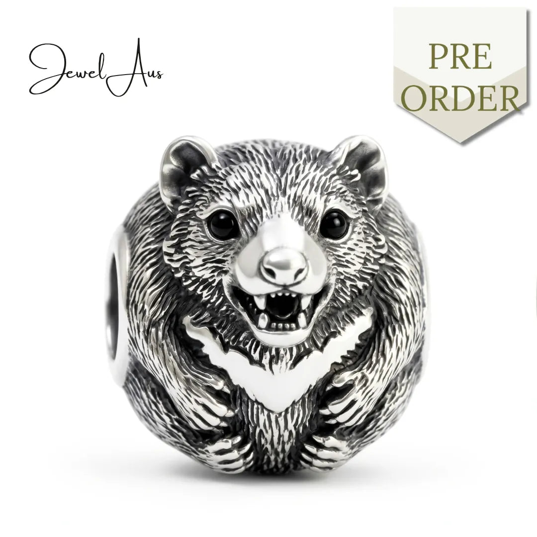 jewelaus CHARMS Sterling Silver Aussie Tasmanian devil charm