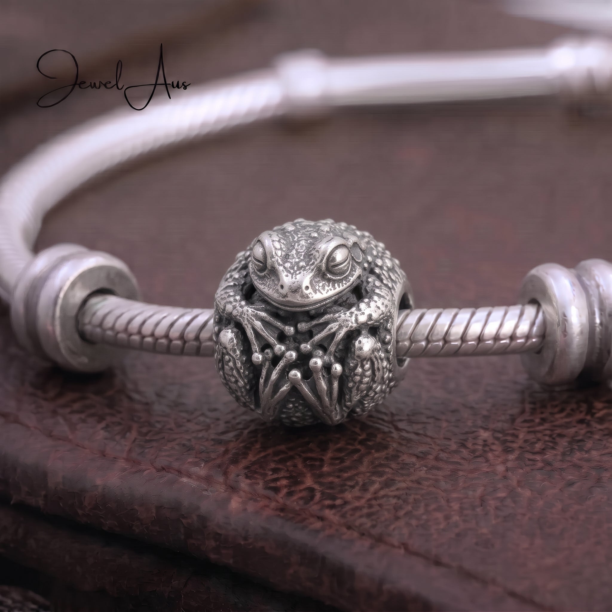 jewelaus CHARMS Sterling Silver Aussie Toad charm