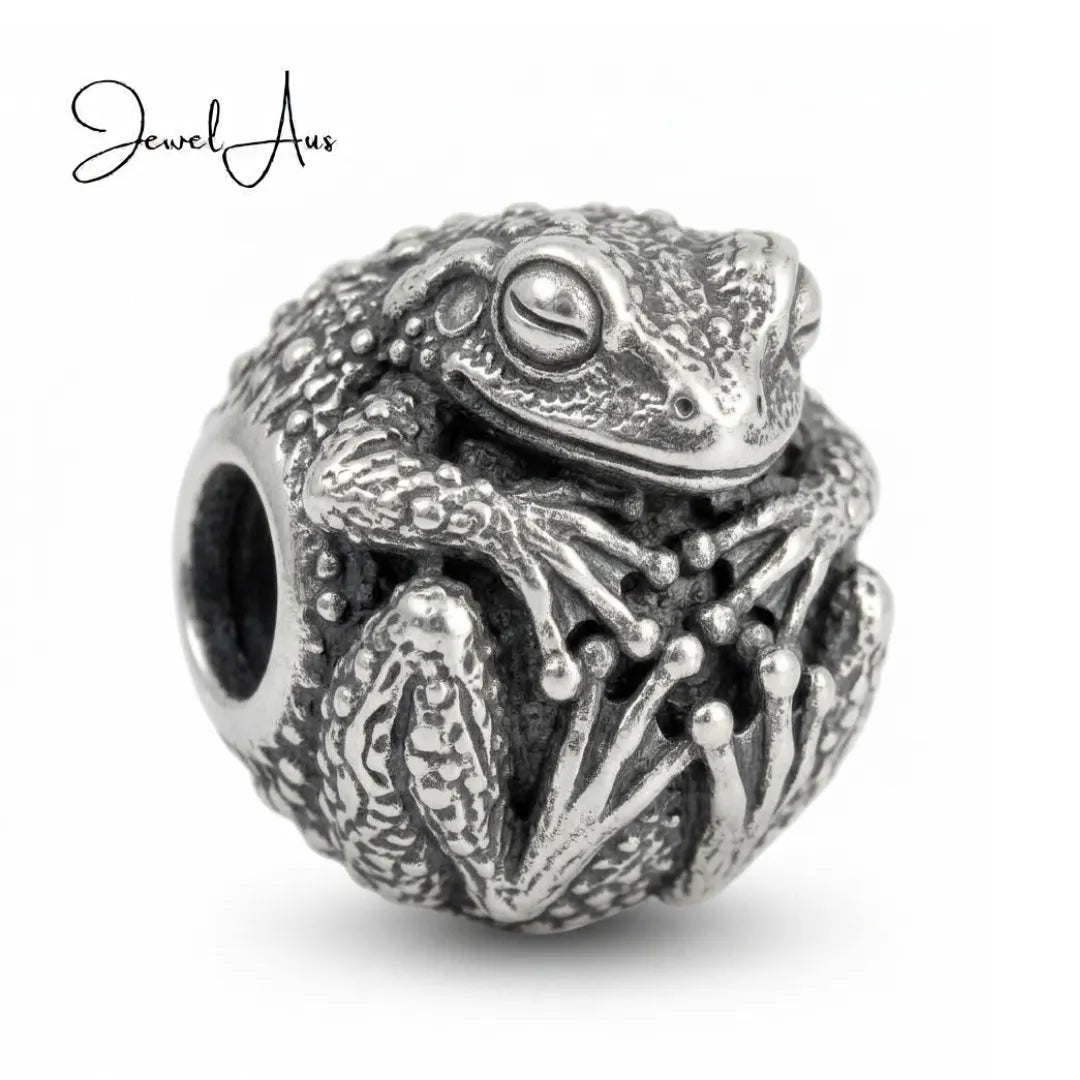 jewelaus CHARMS Sterling Silver Aussie Toad charm