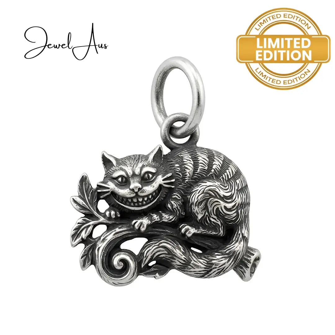 jewelaus CHARMS Sterling Silver Cheshire Cat Charm
