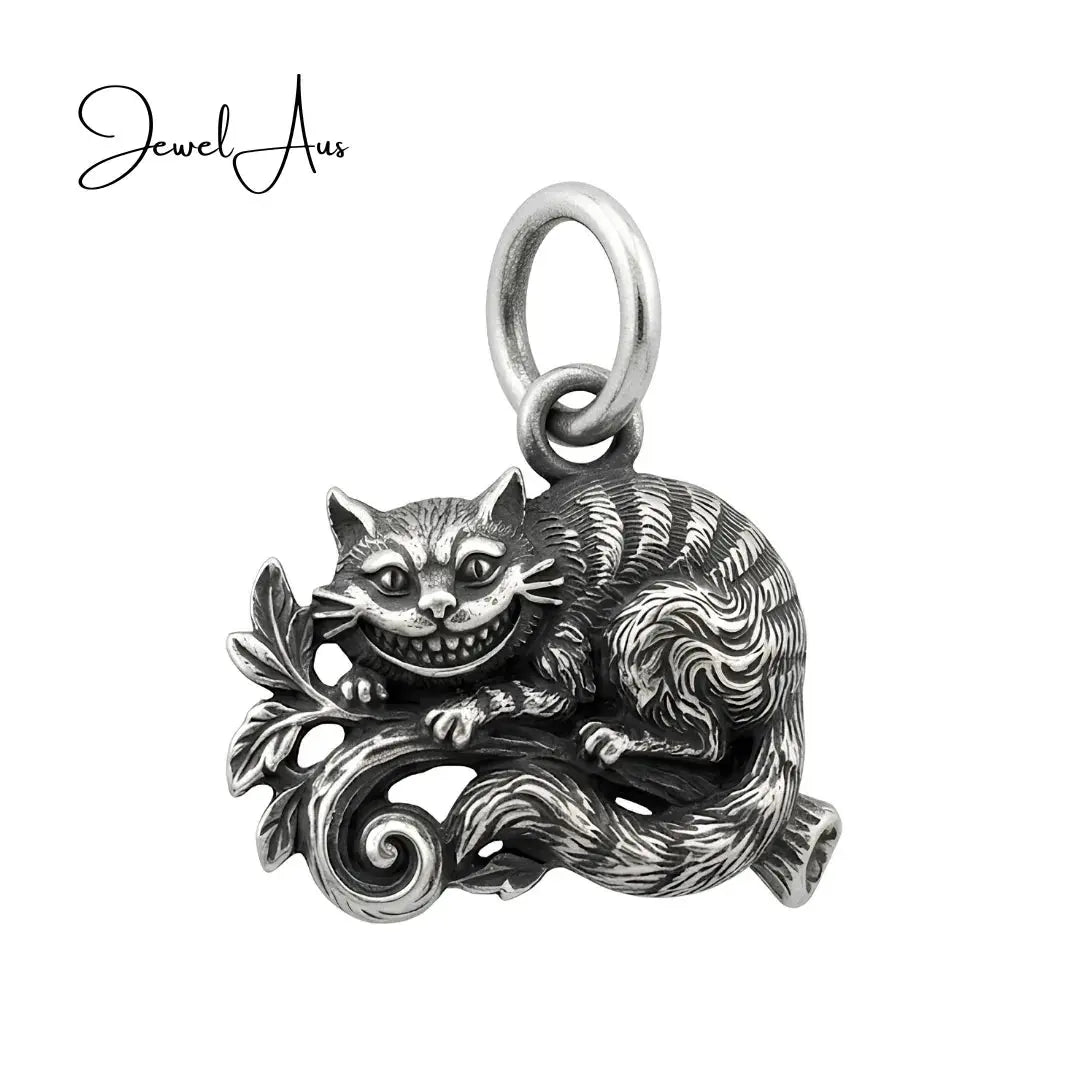 jewelaus CHARMS Sterling Silver Cheshire Cat Charm