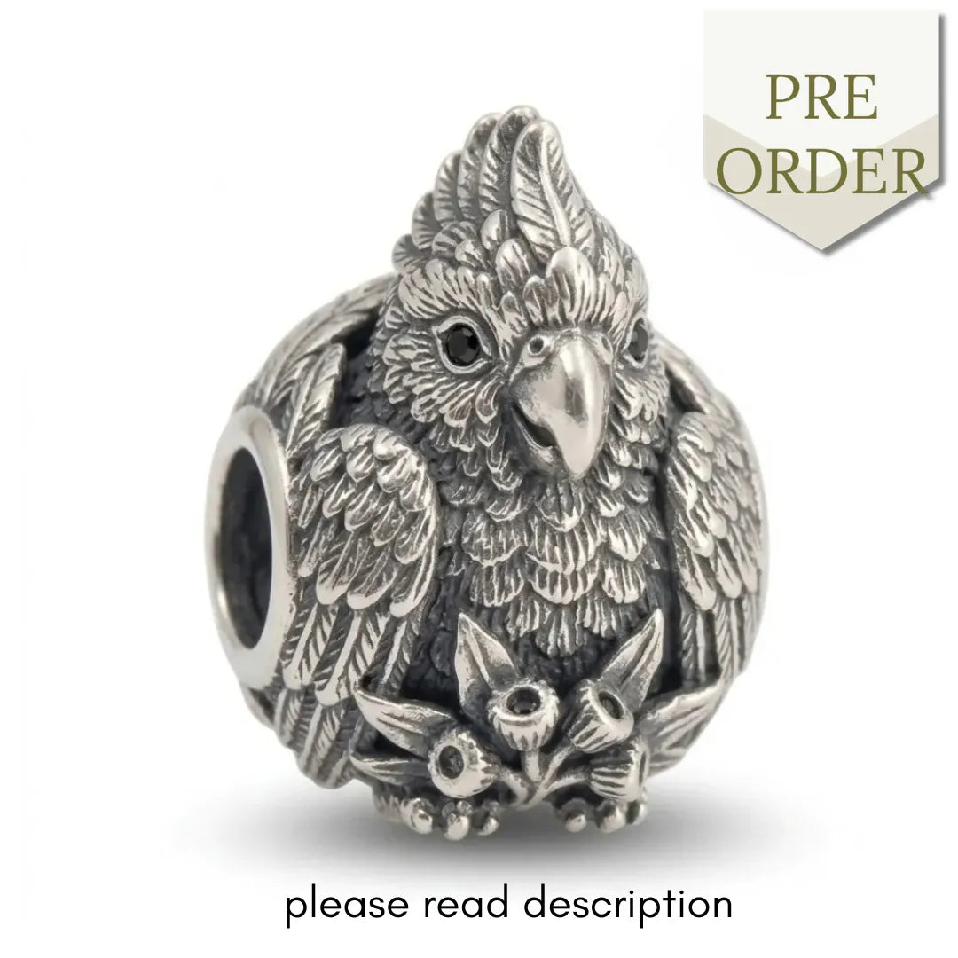 jewelaus CHARMS Sterling Silver Cockatoo Charm