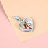 jewelaus CHARMS Sterling Silver Heart Photo Pendant