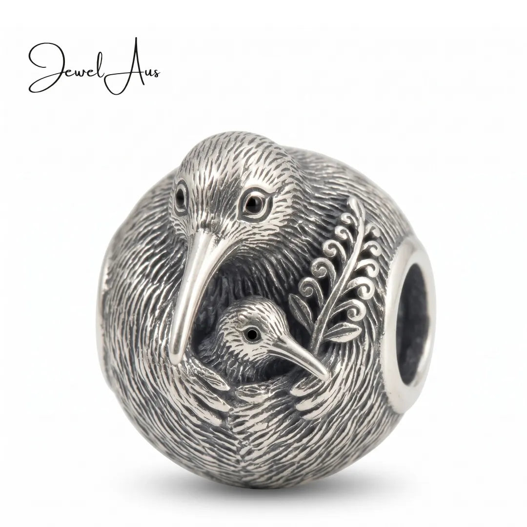jewelaus CHARMS Sterling Silver Kiwi Bird charm