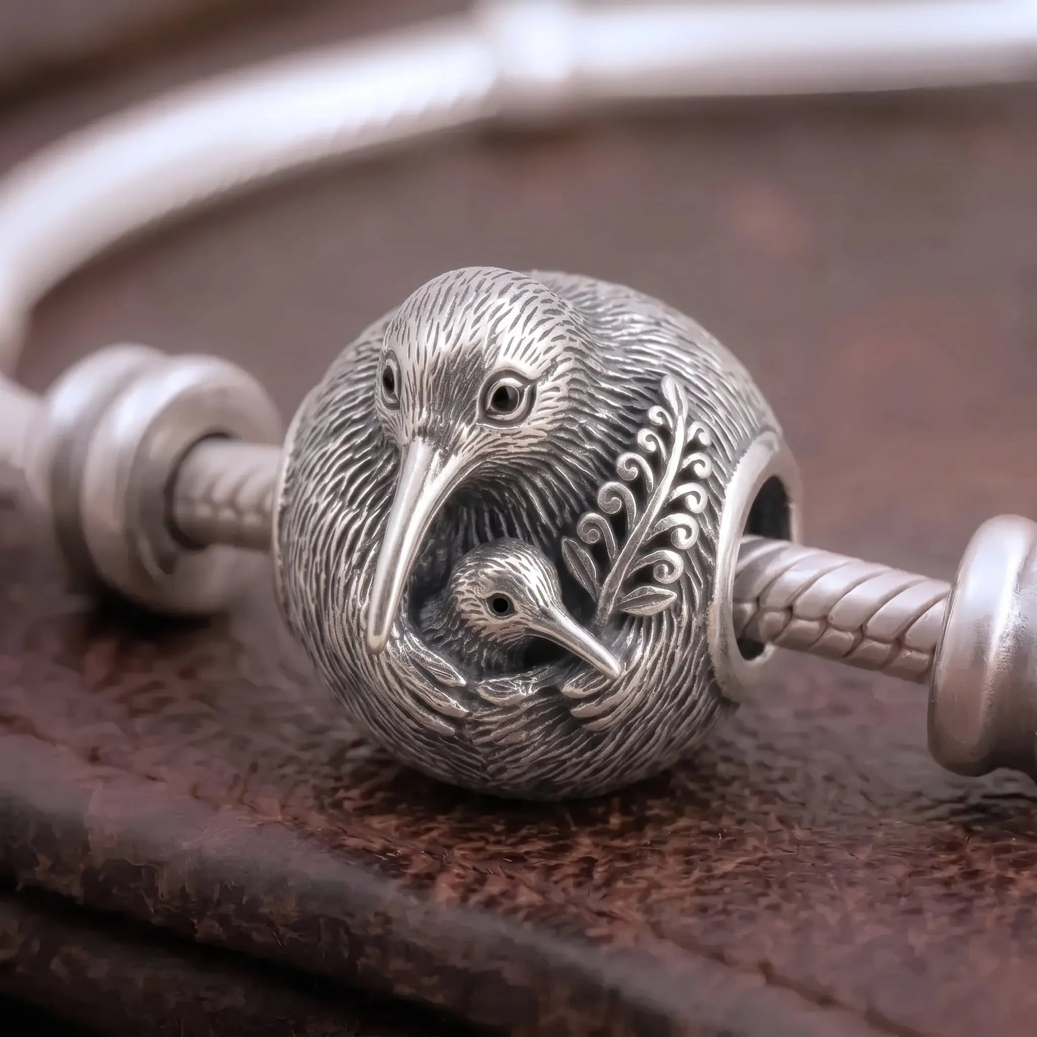 jewelaus CHARMS Sterling Silver Kiwi Bird charm