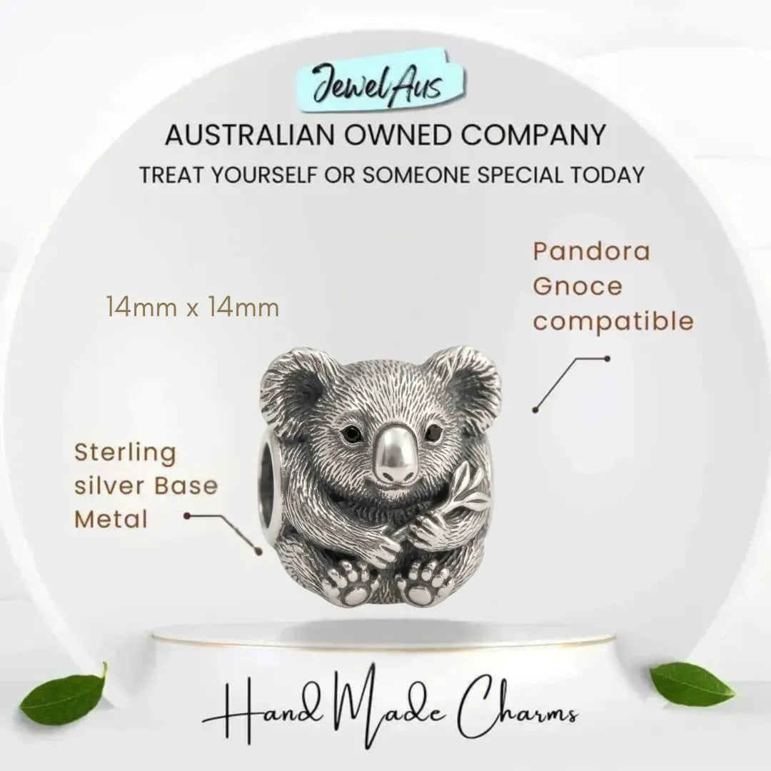 jewelaus CHARMS Sterling Silver Koala Charm