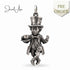 jewelaus CHARMS Sterling Silver Mad Hatter in wonderland Charm