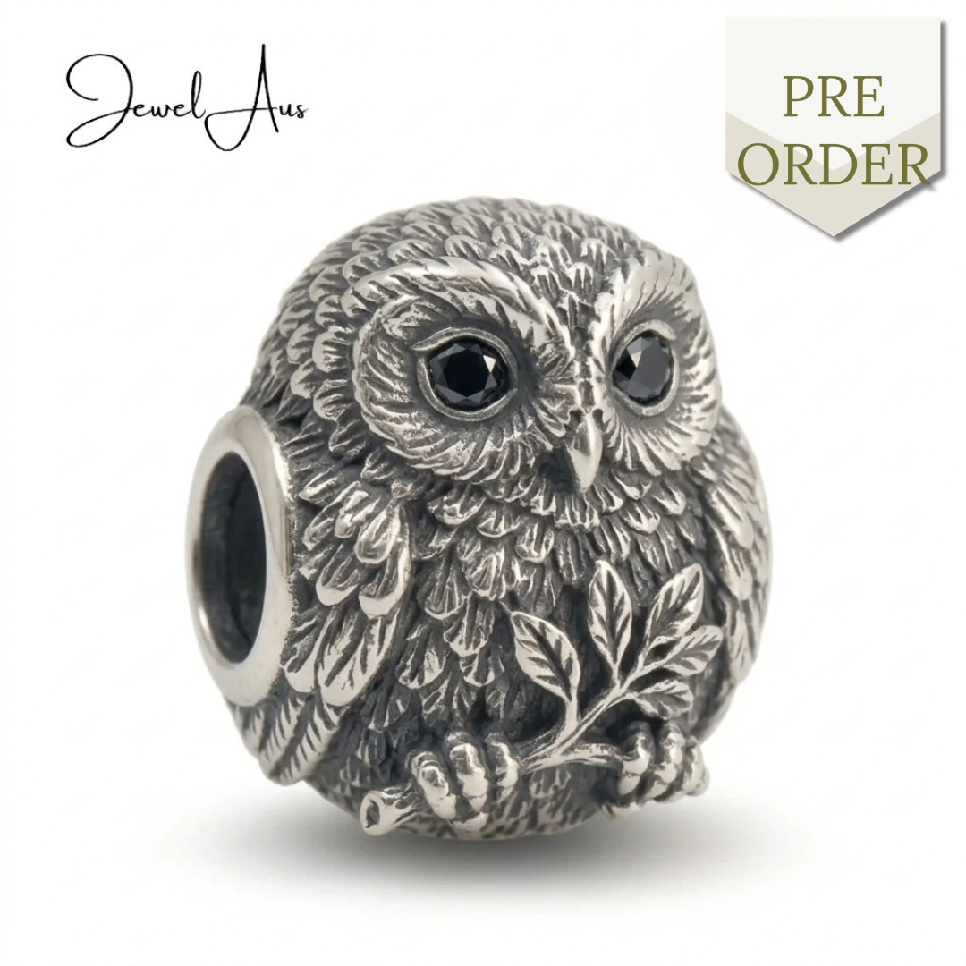 jewelaus CHARMS Sterling Silver Owl charm