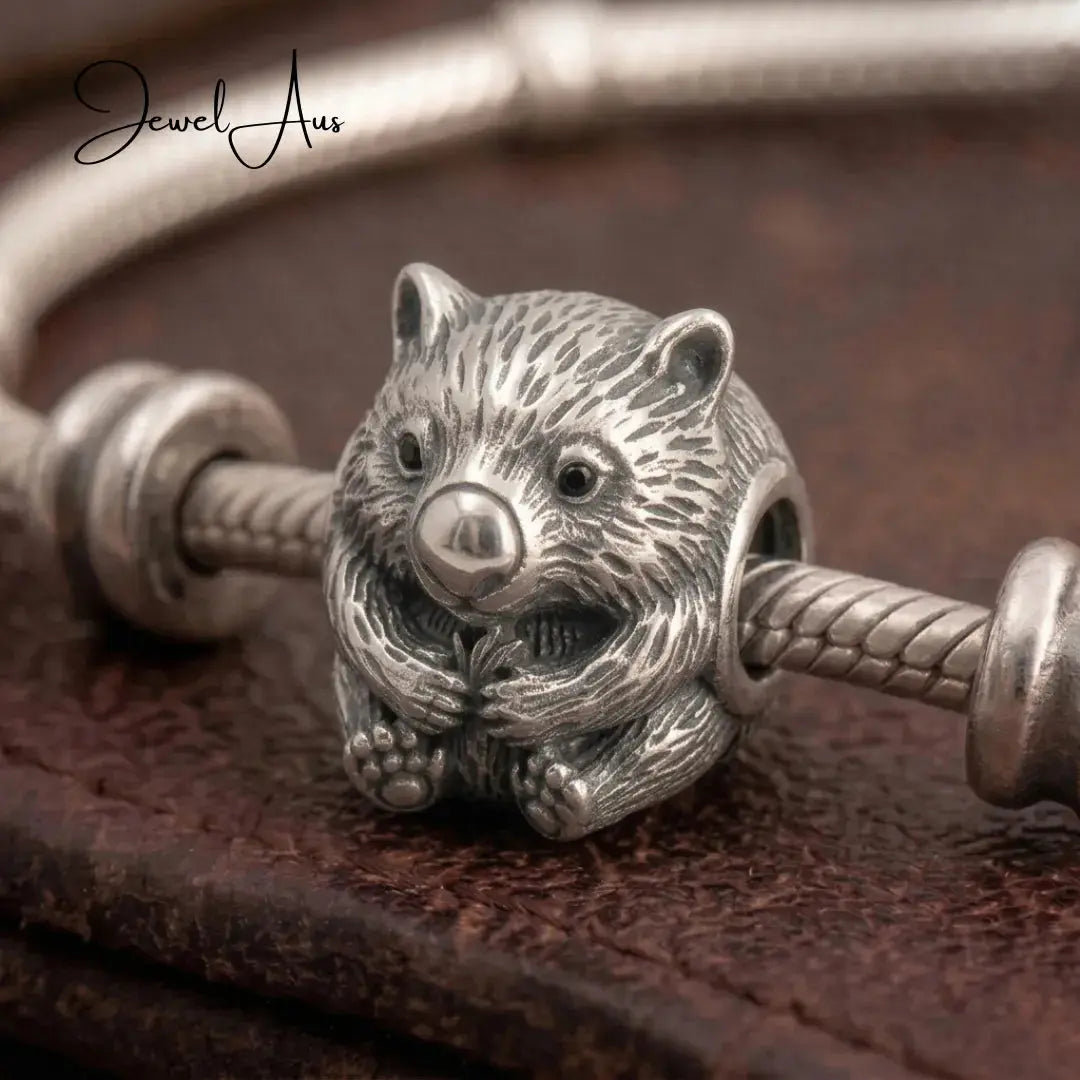 jewelaus CHARMS Sterling Silver Wombat Charm