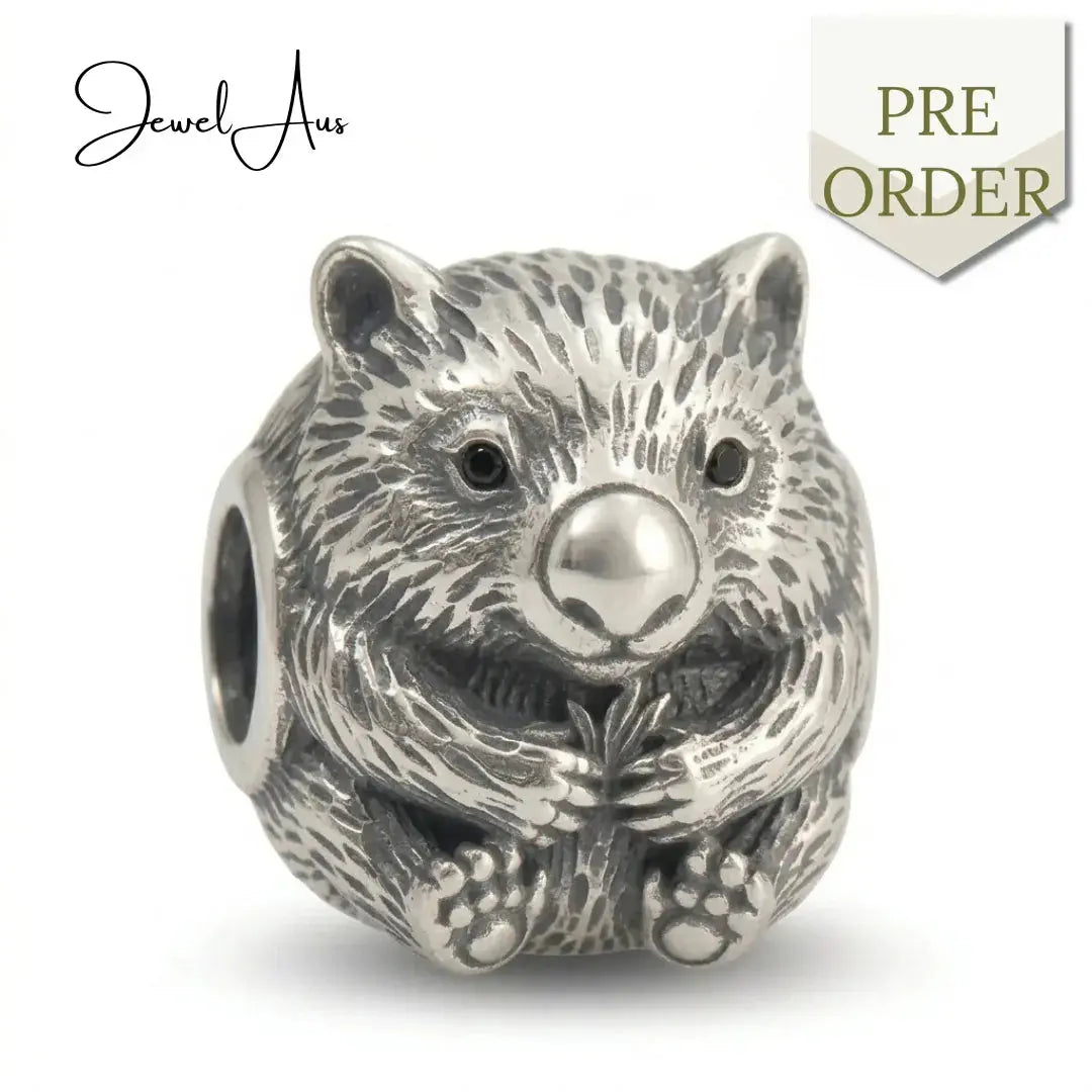 jewelaus CHARMS Sterling Silver Wombat Charm