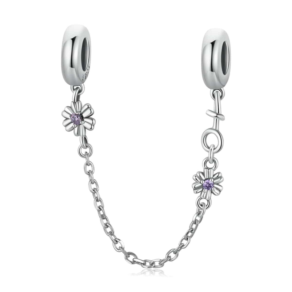 jewelaus CHARMS Vintage Flower Safety Chain