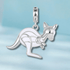 jewelaus CHARMS White Aussie Kangaroo Charm