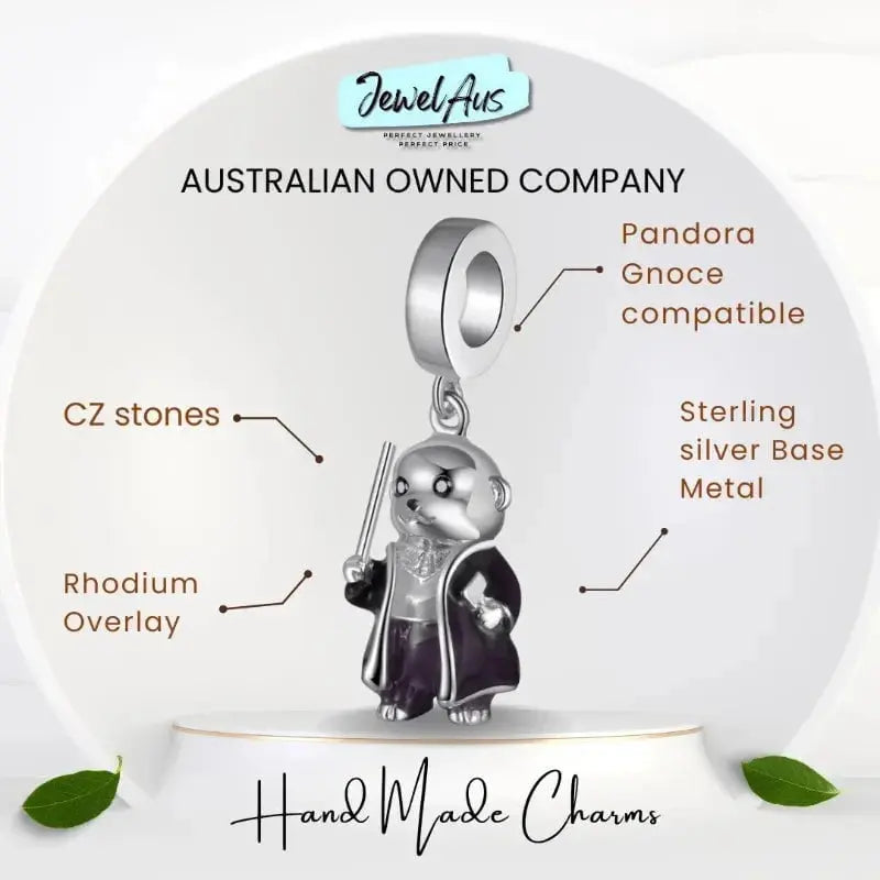 jewelaus CHARMS Wizard Meerkat charm