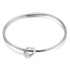 jewelaus custom brace 1 / White Gold Plated Custom Heart Bangle Bracelet