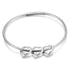 jewelaus custom brace 3 / White Gold Plated Custom Heart Bangle Bracelet