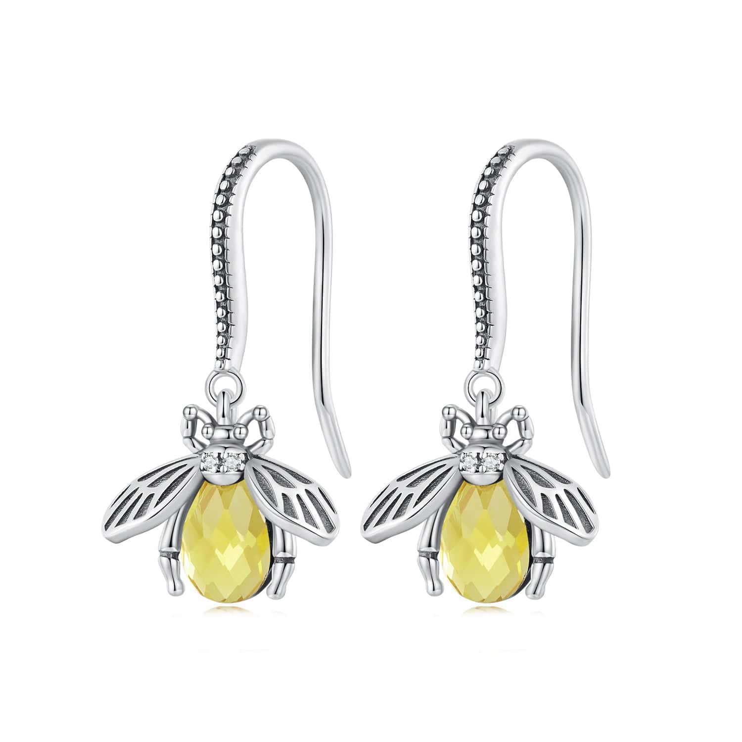 jewelaus Earrings Bee Hook Earrings