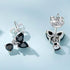 jewelaus Earrings Black Butterfly Earrings