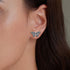 jewelaus Earrings Butterfly Stud Earrings