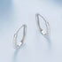jewelaus Earrings Crystal Hoop Earrings