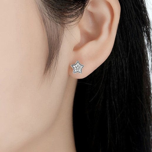 jewelaus Earrings Cubic Star Earrings