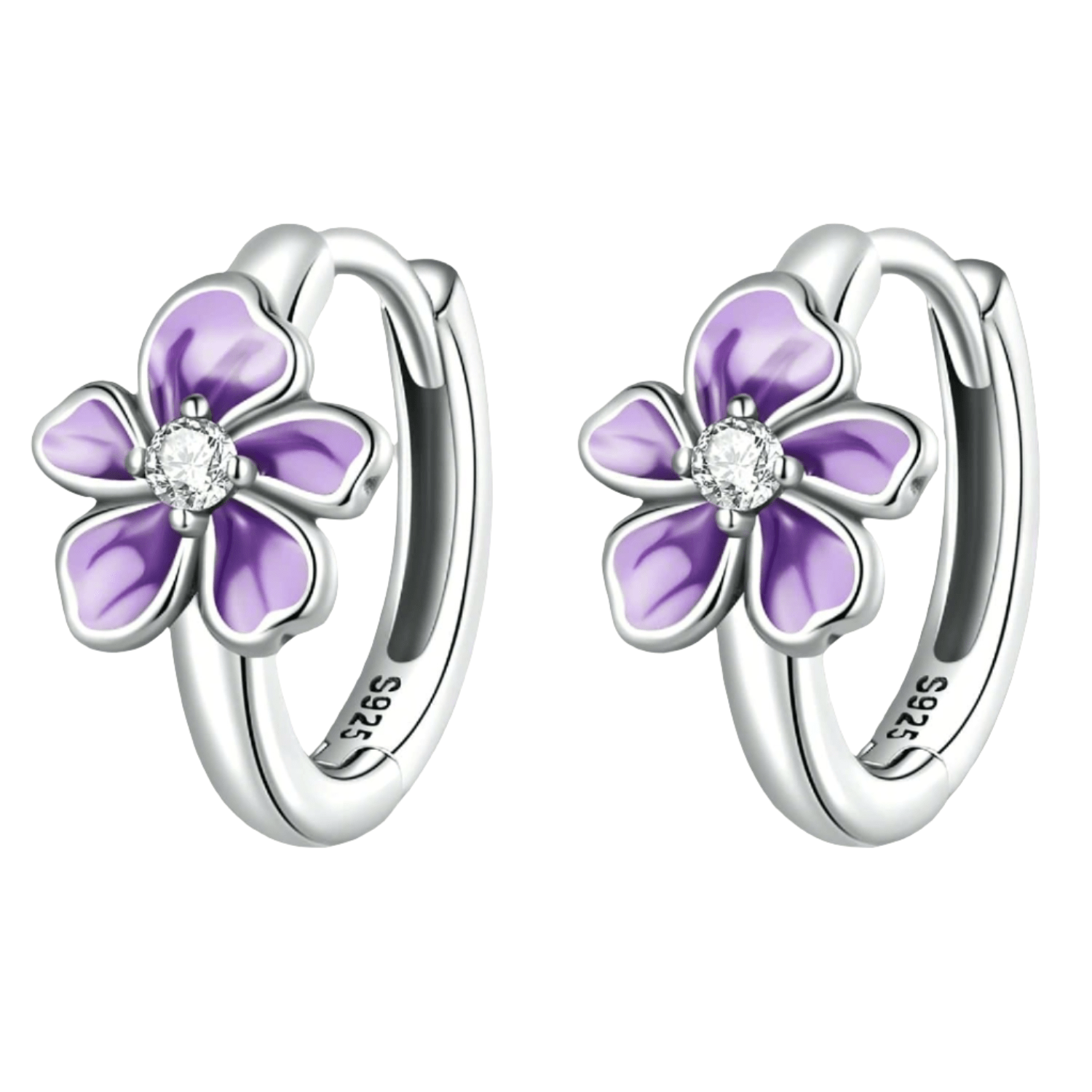 jewelaus Earrings Daisy Hoop Earrings