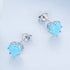 jewelaus Earrings December Birthstone Stud Earrings