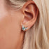 jewelaus Earrings Emerald Butterfly Earrings