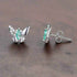 jewelaus Earrings Emerald Butterfly Earrings