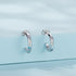jewelaus Earrings Gem Hoop Earrings