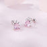 jewelaus Earrings Gem Pink Paw Earrings