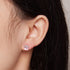 jewelaus Earrings Gem Pink Paw Earrings