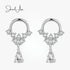jewelaus Earrings Gemmed Water Drop Earrings