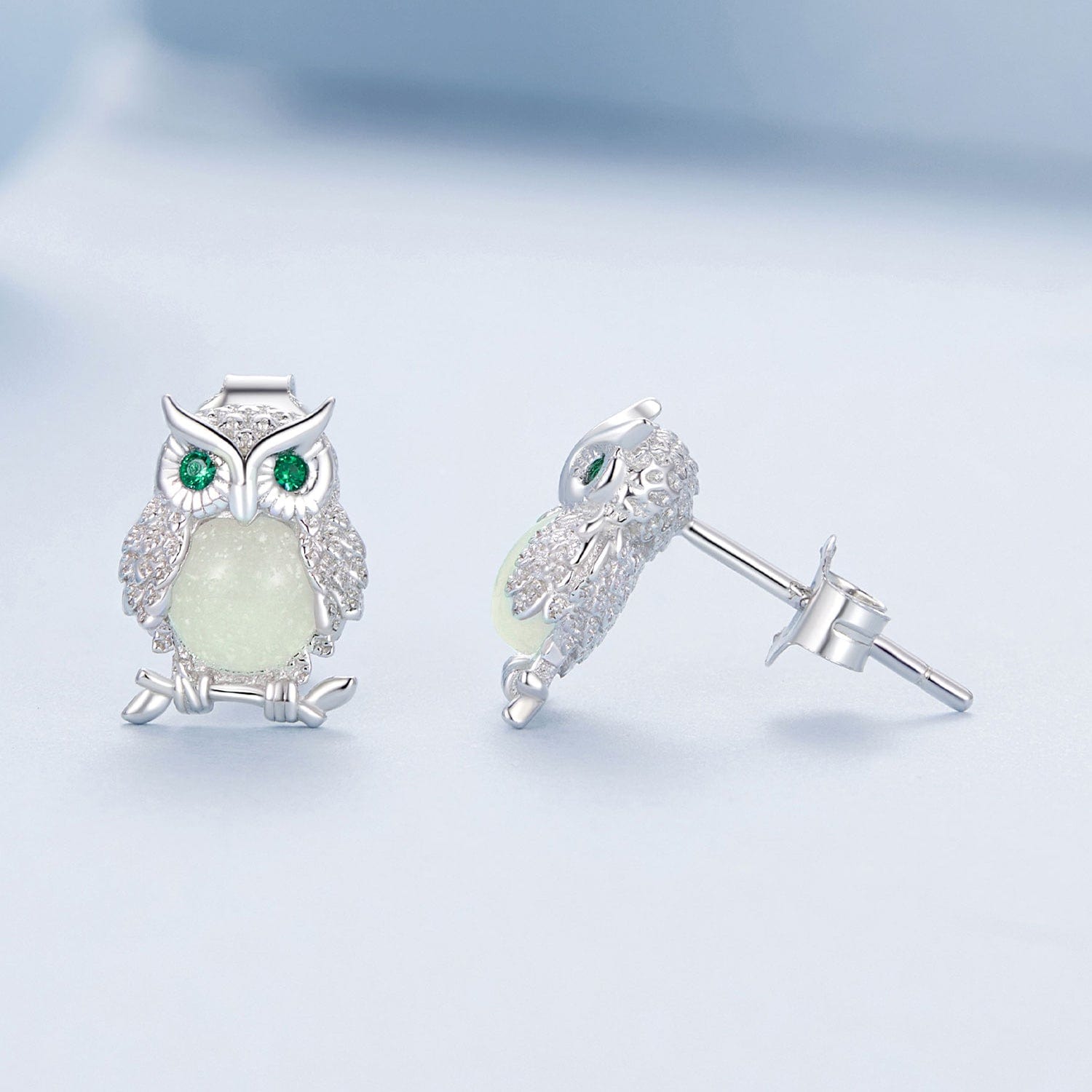 jewelaus Earrings Glow Owl Earrings