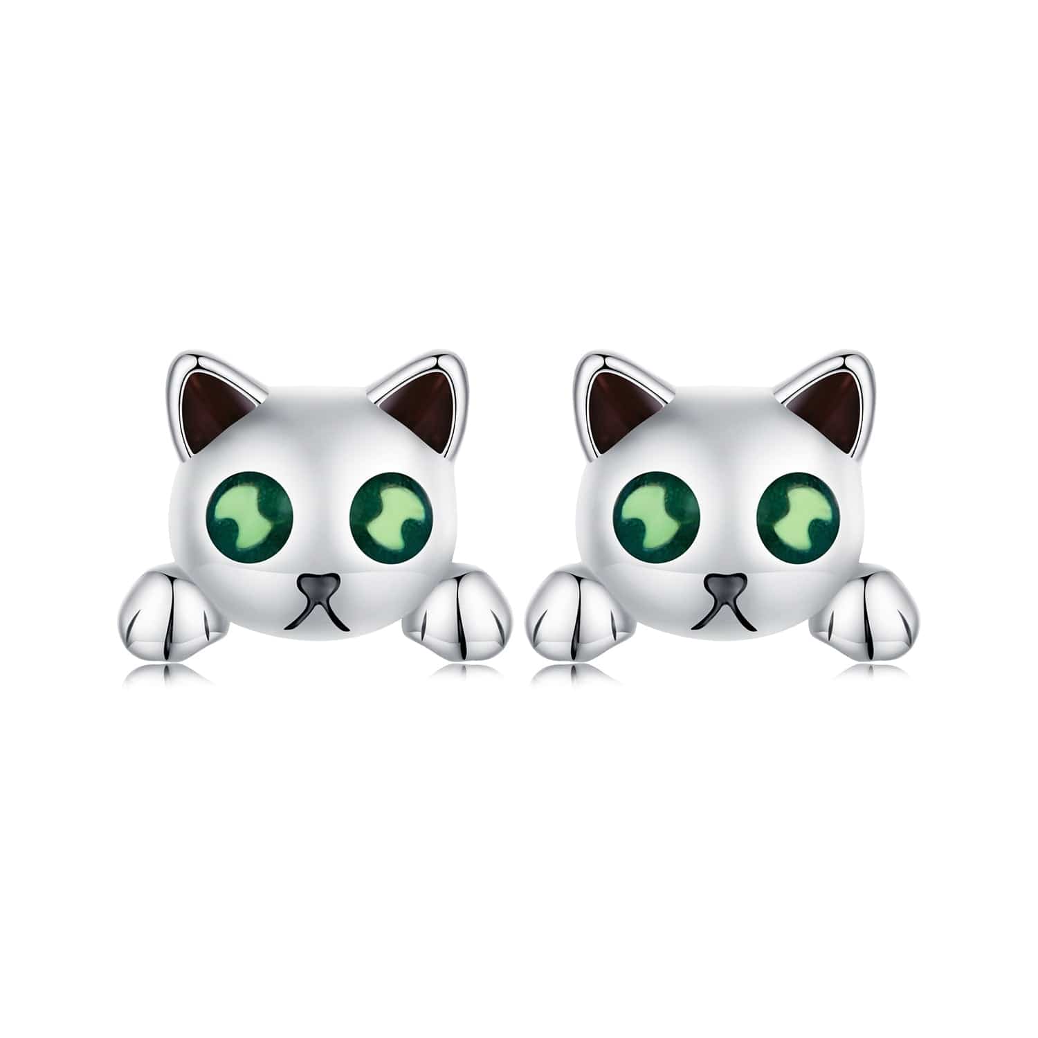 jewelaus Earrings Glowing Cat Earrings