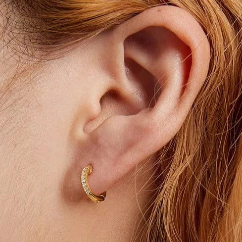 jewelaus Earrings Gold Hoop Earrings