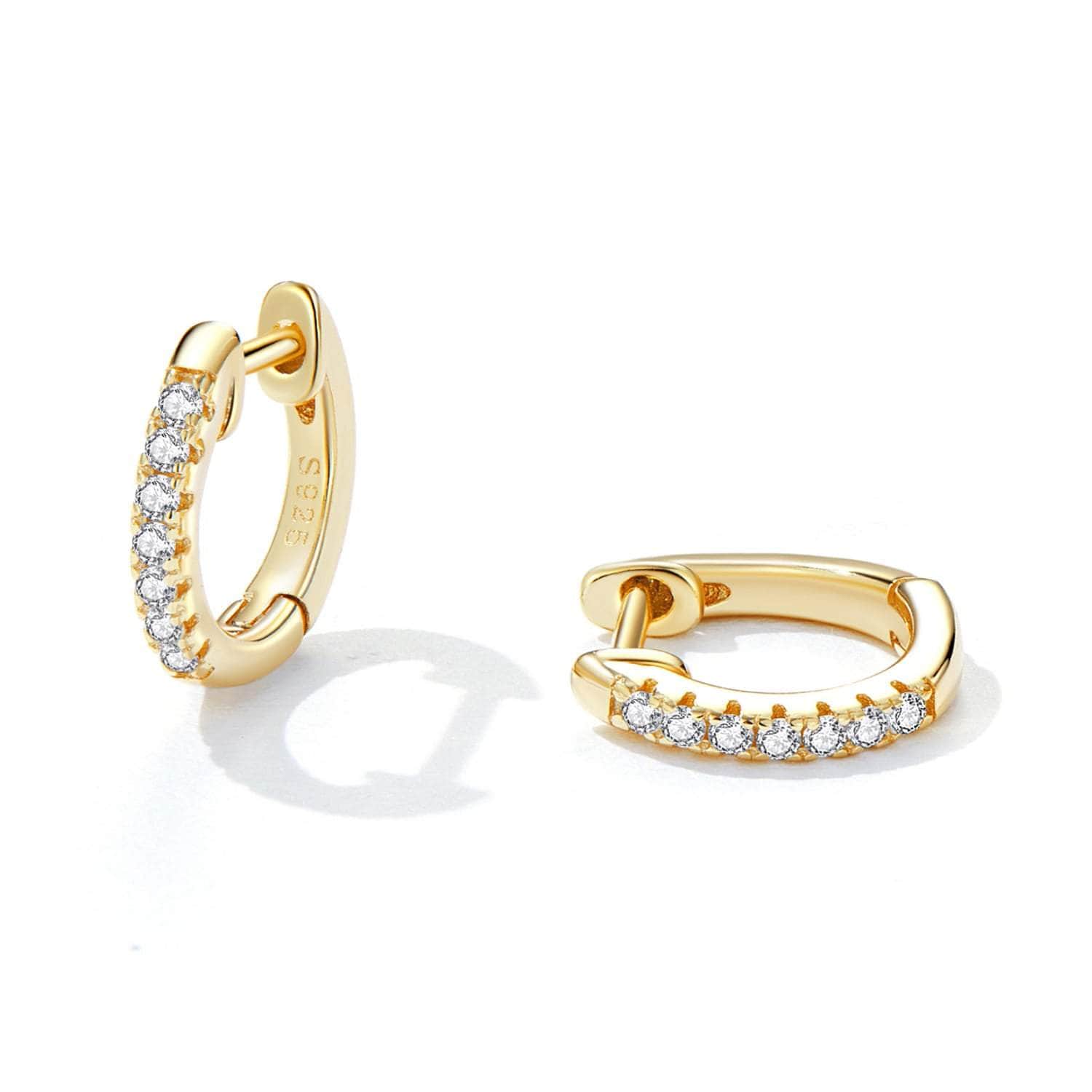 jewelaus Earrings Gold Hoop Earrings