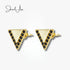 jewelaus Earrings Gold triangle Earrings