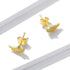 jewelaus Earrings Golden Wing Studs