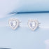 jewelaus Earrings Heart Gem Earring