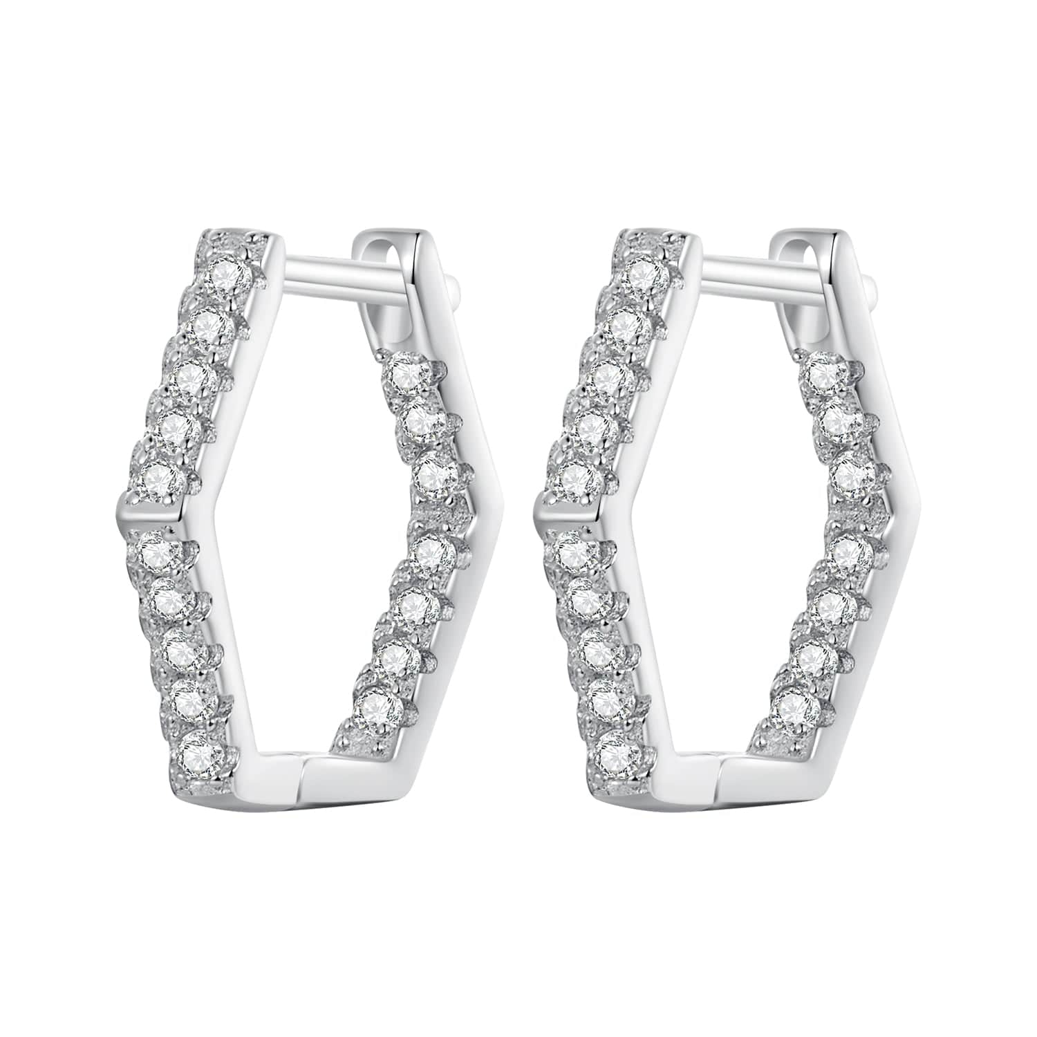 jewelaus Earrings Hexo Hoop Earrings